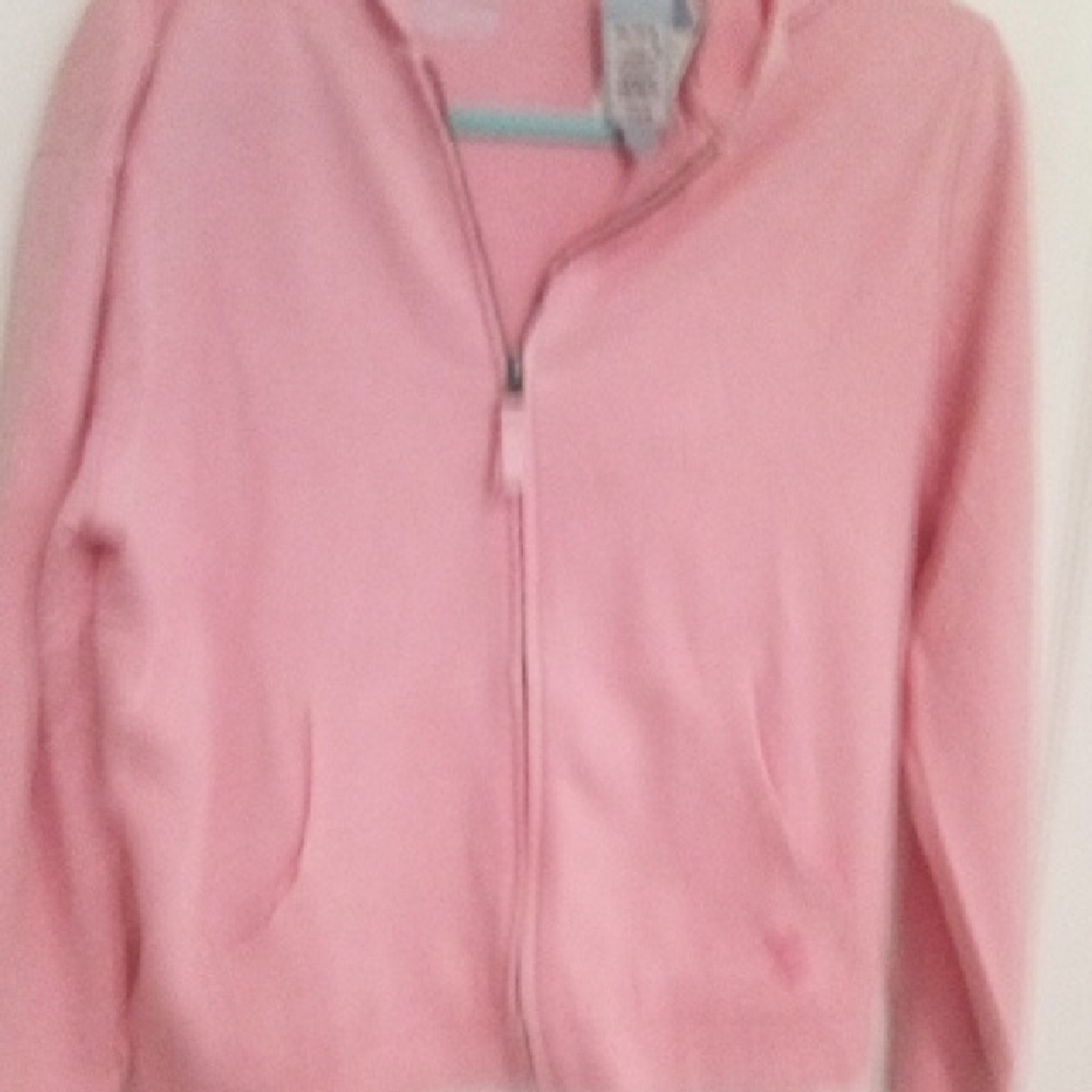 Pink Zip-Up Hoodie